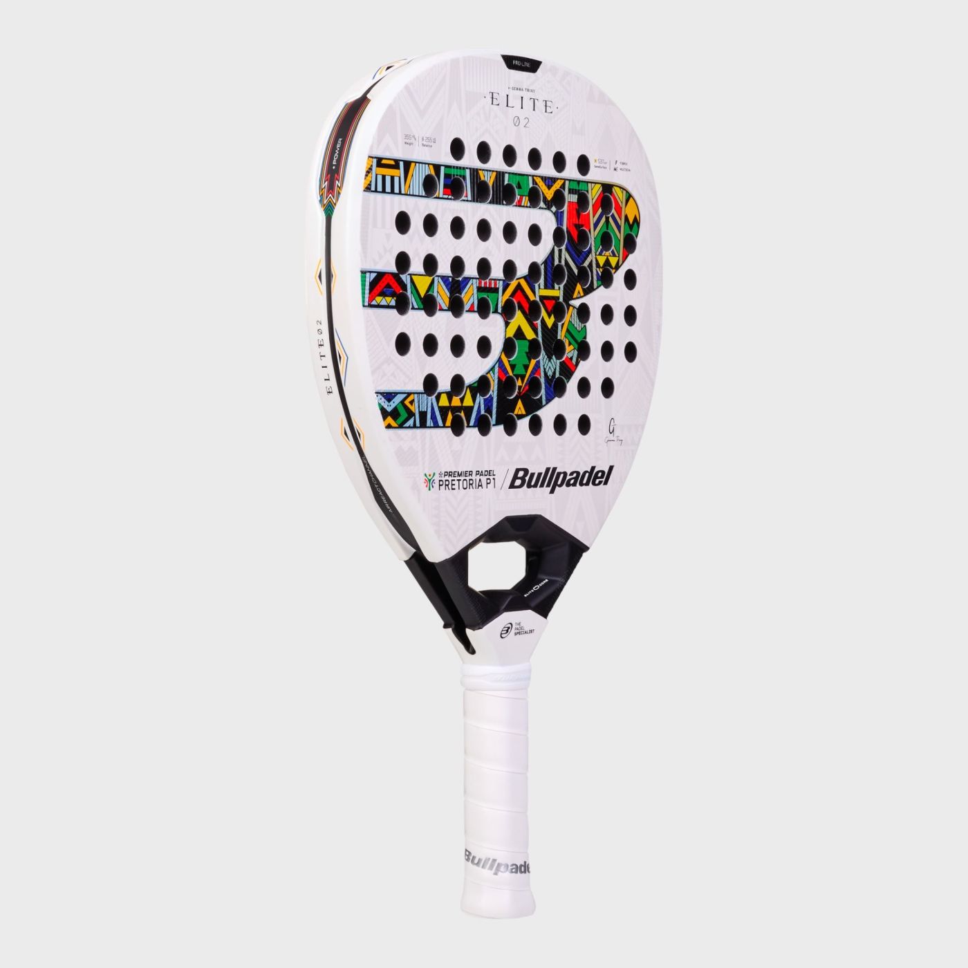 Bullpadel Elite 02 Pretoria LTD Frame View - Onyx & Bloom Sports