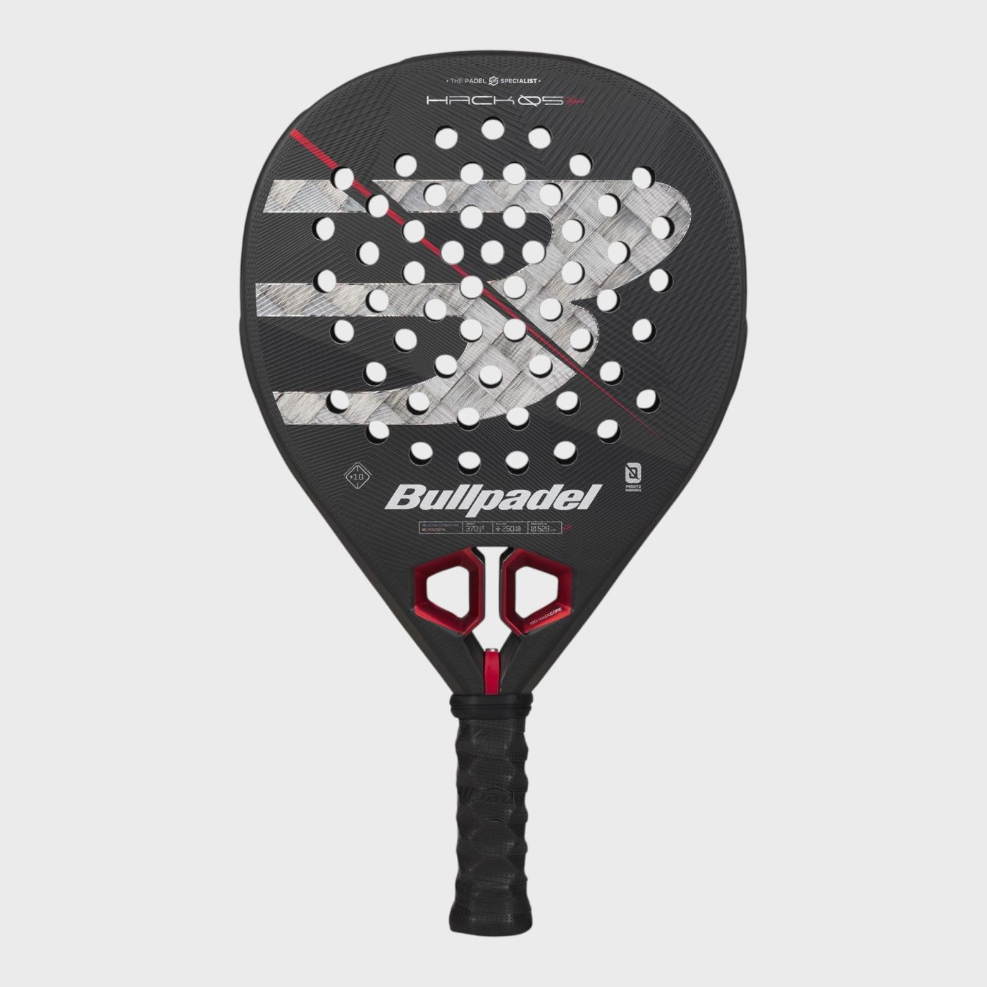 Bullpadel Hack 05 Hybrid 27 by Paquito Navarro Main View - Onyx & Bloom Sports