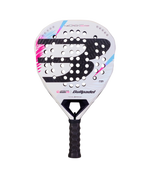 Bullpadel Neuron 02 Edge Miami 26 White Grip Detail - Onyx & Bloom Sports