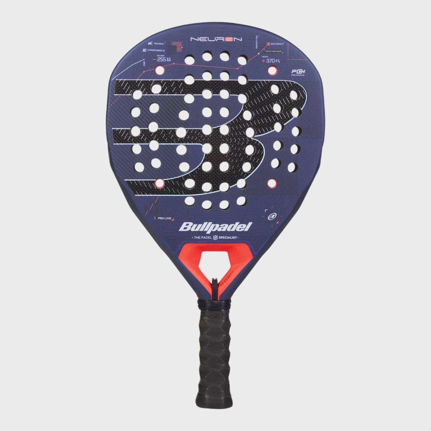 Bullpadel Neuron 27 by Fede Chingotto - Official Main View - Onyx & Bloom Sports