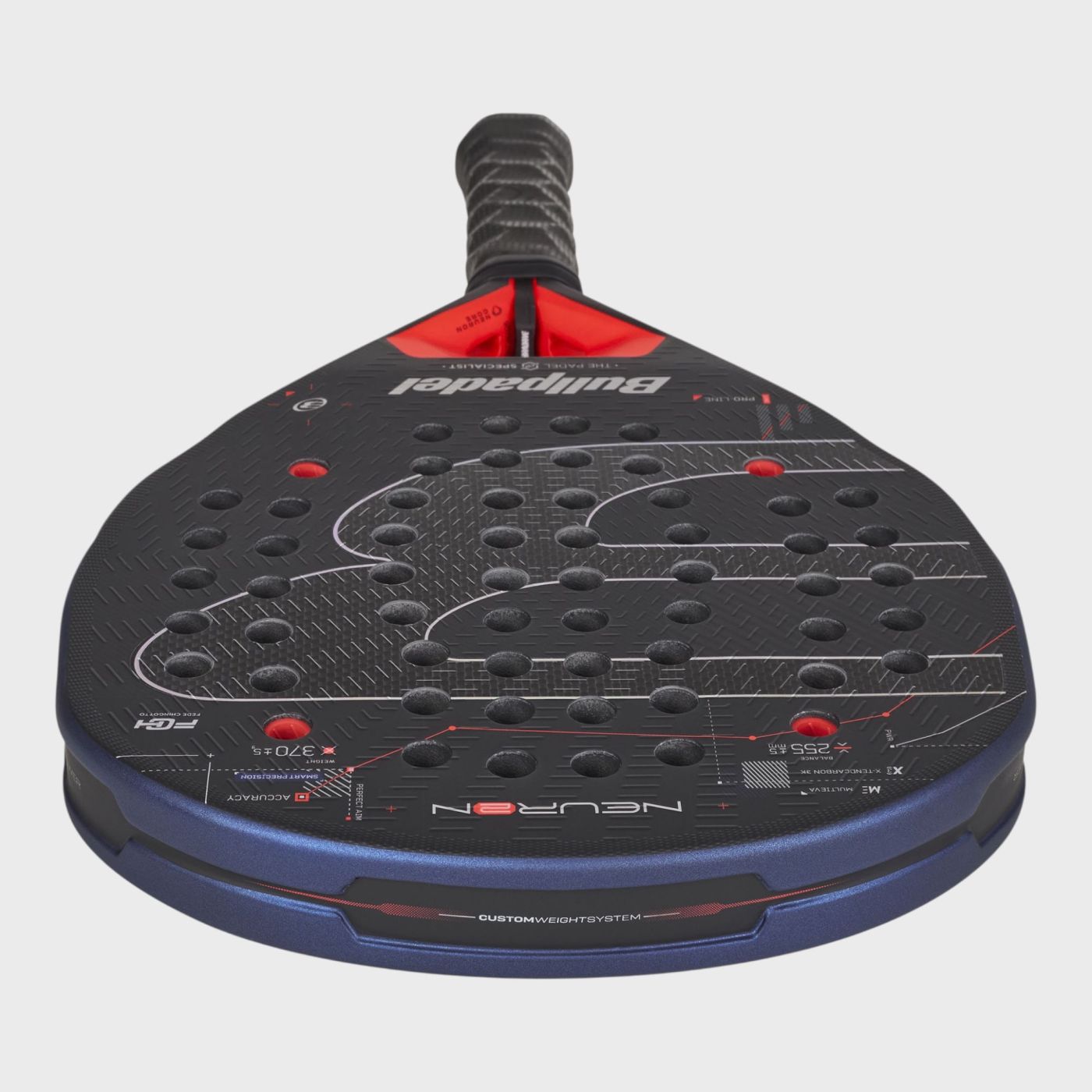 Bullpadel Neuron 27 - Official Hesacore Grip - Onyx & Bloom Sports