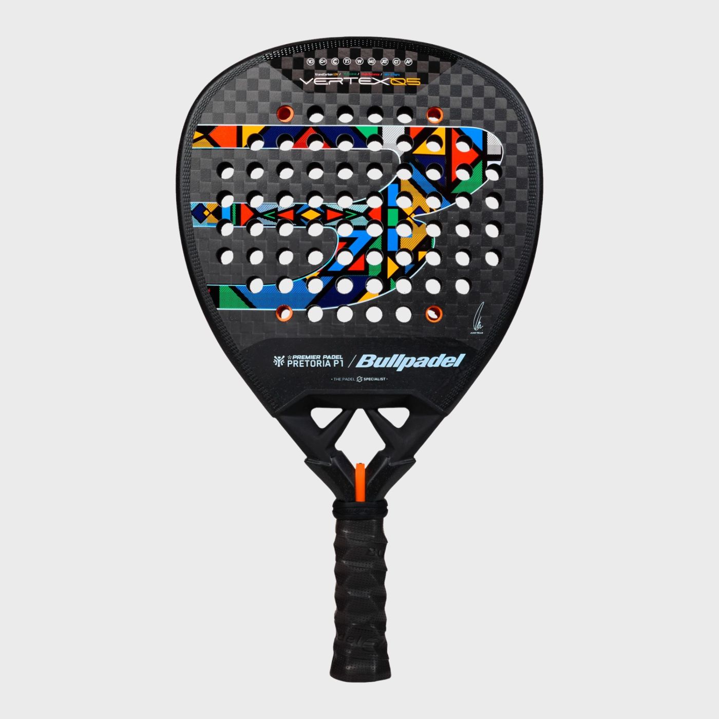 Bullpadel Vertex 05 Pretoria LTD African Design Detail - Onyx & Bloom Sports