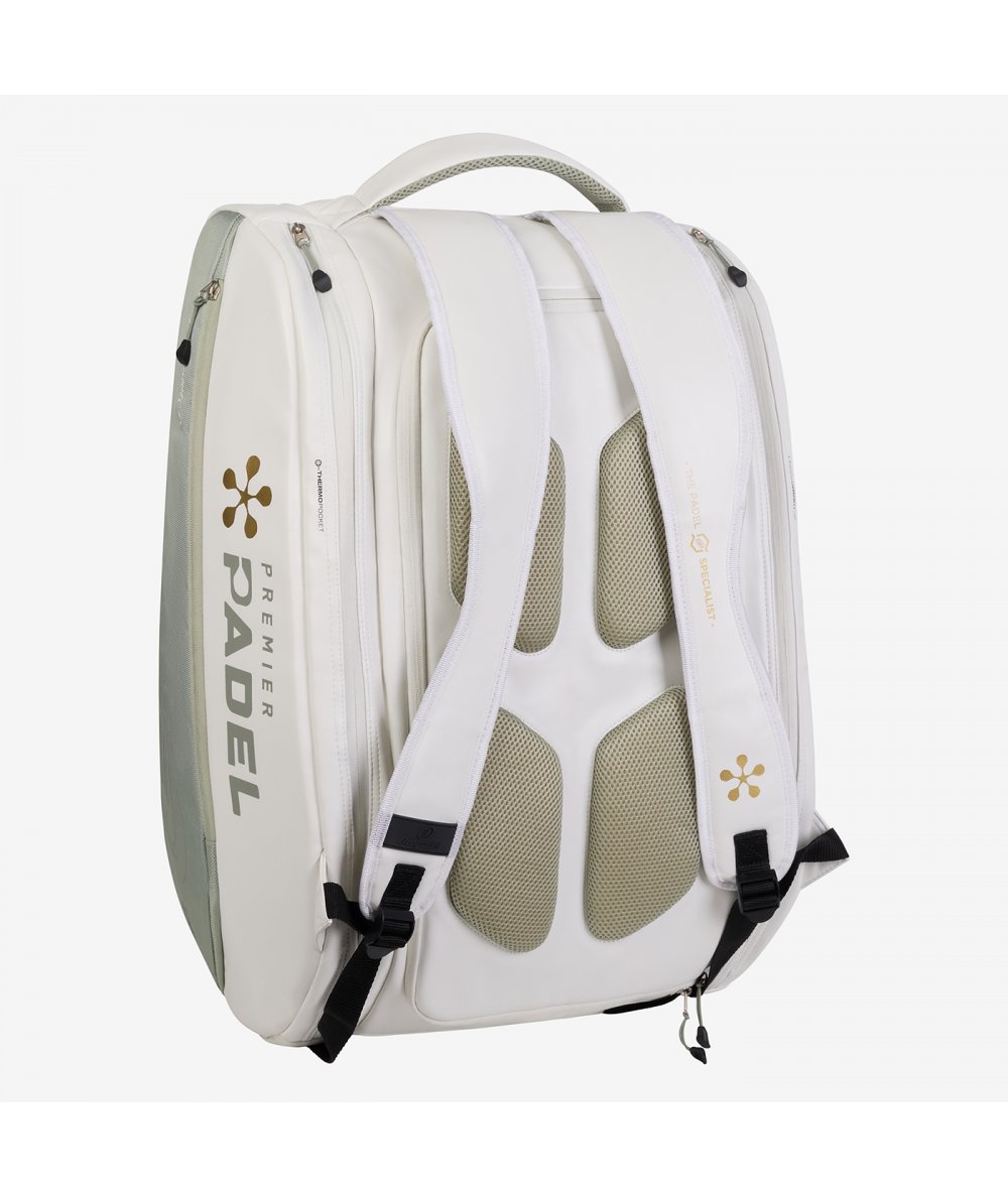 Bullpadel BPP26003 Vertex W Premier Crudo Detail View - Onyx & Bloom Sports