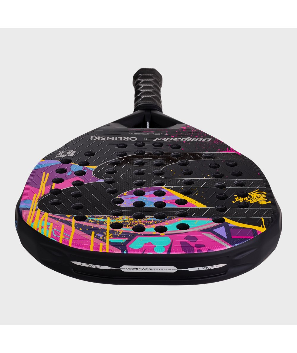 Bullpadel Neuron 02 Edge x Orlinski Back View - Onyx & Bloom Sports