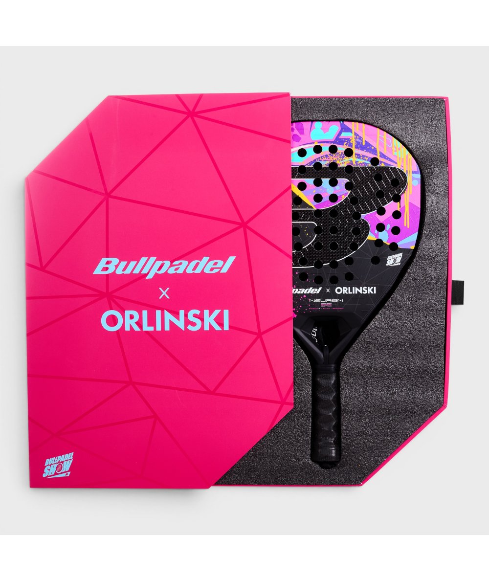 Bullpadel Neuron 02 Edge x Orlinski Designer Packaging - Onyx & Bloom Sports