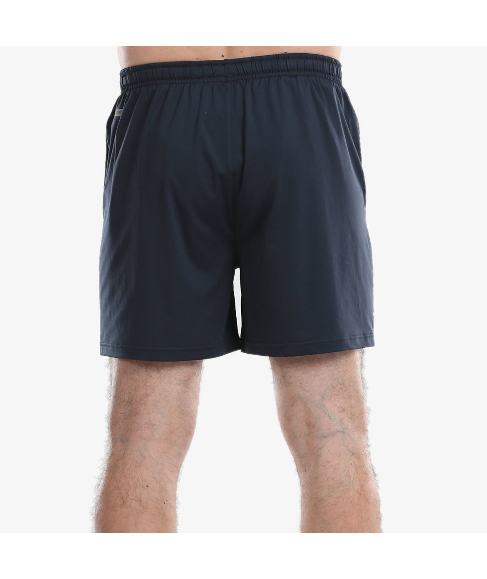 Bullpadel Mojel Padel Shorts Navy Blue White Back - Onyx & Bloom Sports