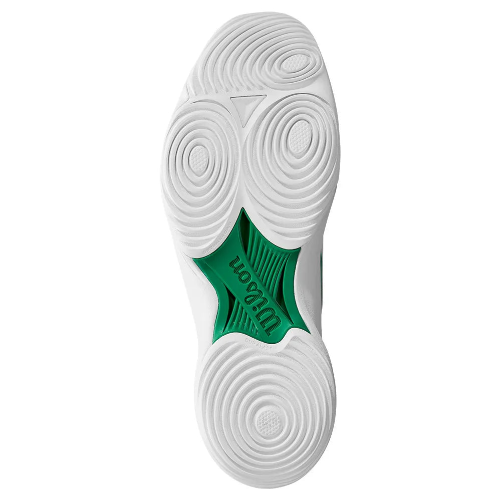 Wilson Hurakn Lite Padel Shoes White Top View - Onyx & Bloom Sports