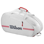 Wilson Team Padel Racket Bag White Main View - Onyx & Bloom Sports